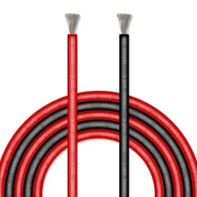 8541758530 Hilitchi 10 Gauge 12feet Silicone Wire High Temperature Resistant Awg Red