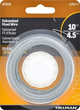 123112 Hillman Galvanized Hobby Wire 22 Gauge 100ft #3