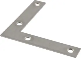 851100 Hillman Hardware Essentials Flat Corner Iron Galvanized 4 Inch X 3/4 -