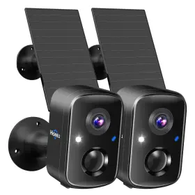 2c90b Hiseeu Security Cameras Wireless Outdoor 2pcs Solar Powered 3k 4mp Surveilla