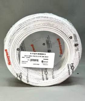 Honeywell 11015801 Genesis 22/2 Solid Alarm Wire Cm/cl2 5c Sb White 500ft New