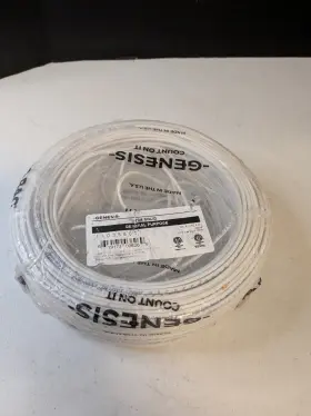 11035801 Honeywell Genesis 22/4 Solid Alarm Wire Cm/cl2 Sunres White 500 Ft New