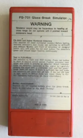 Fg701 Honeywell Home From Resideo 639874001433 Flexguard Glassbreak Simulator Device Tester. Heavily Used #2
