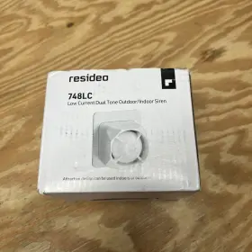 748lc Honeywell Home From Resideo Indoor/outdoor Dual-tone Siren Low Current