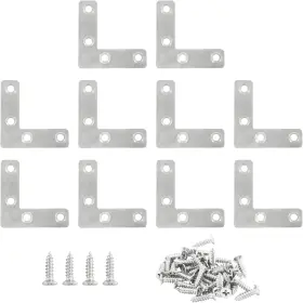 Zc202304262161 Hordion 10pcs 2 X Inch L Bracket Corner Silver