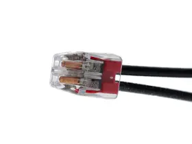 30-1332s Ideal Industries Electrical In-sure Push-in 2 Port Red Wire Connectors 10 #3