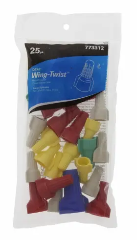 773312 Ideal Industries Electrical Wingtwist Wire Connector Assorted 25/bag #2