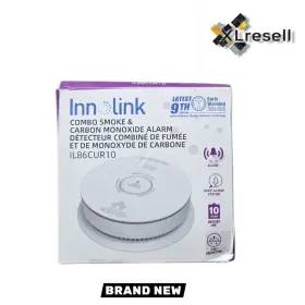 Il86cur10 Innolink 10-year Battery Wireless Interconnected Smoke And Co Detector Voice Alarm
