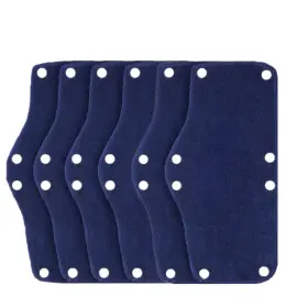 Ipxead 810077846438 Hard Hat Sweatband Cotton Liner Reusable Hardhat Sweatbands Blue 6