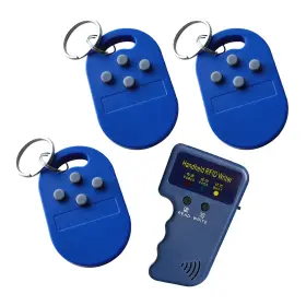 Ky-4-001 Itapring 1pcs 125khz Rfid Reader Writer Copier 3 Pcs Key Fob Tag Token With 4 Rf