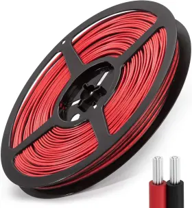 22agw-20m Jackyled 65.6ft Extension Cable Wire Cord 20m 22awg Led Red And Black