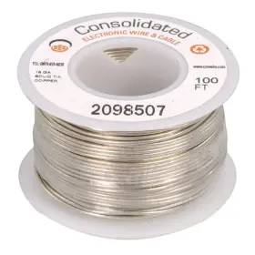 3816-100 Jameco Valuepro Tinned Copper Bus Bar Wire 18 Awg Silver