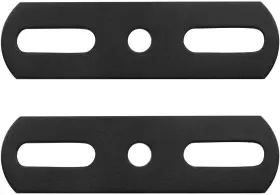 53315 Jcbiz 2pcs Metal Steel Repair Fixing Bracket Connector Heavy Duty Mending Black
