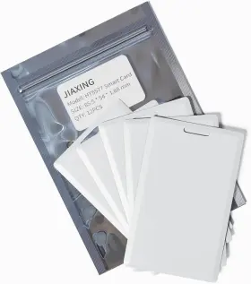 Jx-ht5577-12 Jiaxing 12 Pcs T5577 Thick Smart Cards Contactless 125khz Rfid Rewritable Proximity Cla