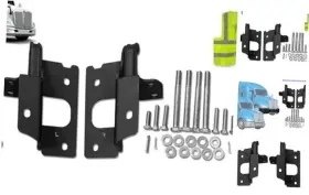 56459618 Kenworth Aftermarket Brackets Set Fits Plastic Bumper Compatible With T680
