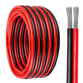 Kimbluth 667763816745 10 Gauge Wire 2 Conductor Tinned Copper Cable Flexible 30ft Red