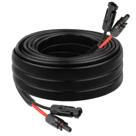 Solar-s-cable-10awg-25ft Kimbluth 10 Awg Solar Extension Cable 25ft Flexible Panel Wire With 10awg