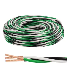 Tri-thhn-10 Kimbluth Thhn Wire 10 Gauge 25 Ft 3 Conductors 25ft Black White Green