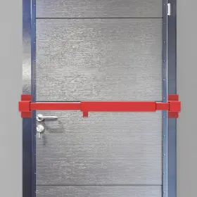 C1024 Larifull Steel Door Security Lock Bar/door Barricade Bar Adjustable For Exter