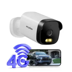 Lv-pwb10w-4g Laview Cellular Security Camera 4g Lte No Wifi 4mp Hd Off G