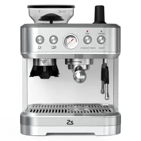 Ez01-1 Litake Bean Grinding Italian Coffee Machine Espresso With Grinder And Milk #2