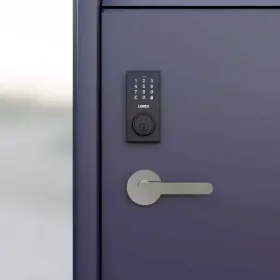 Lk101-aa Lorex - Bluetooth Deadbolt Smart Lock With Touchpad Matte Black #3