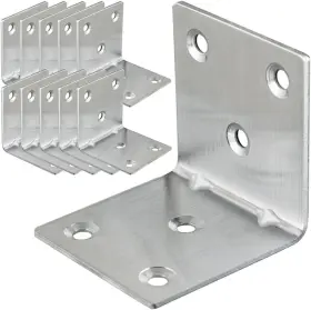 Lhcornerbrace-20220829010 Losyhu 20pcs L Brackets Corner Bracket 2 Inch X2 Heavy Duty 50x50x50mm Silver