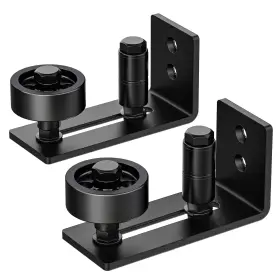 Lvyesea 768461412403 2 Pack Barn Door Floor Guide Sliding Bottom Adjustable Floo