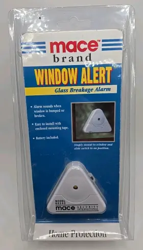 Mace 80202 New Brand Window Alert Alarm Glass Breakage 95db Nos