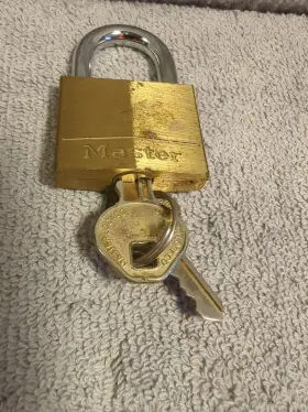 140dlh Master Lock Brass Locks With Keys Inch 140 Short Shackle Do It 55/40 Long #2