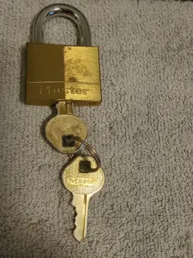 140dlh Master Lock Brass Locks With Keys Inch 140 Short Shackle Do It 55/40 Long #3