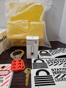 S1720e410 Master Lock Compact Lockout Station Electrical Ob #2