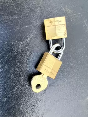 Stl428466 Master Lock Key Mini Luggage Padlock 2/pack 120t Mg12 #2