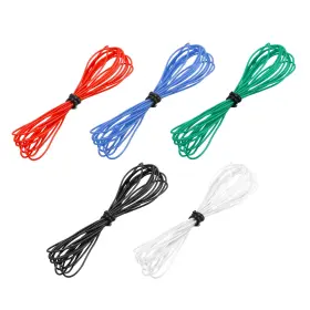 Mea230529ee0188 Meccanixity 30 Gauge Wire 30awg 4.92ft Black Red White Blue Green