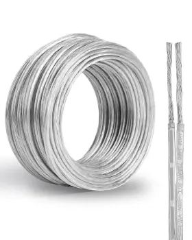 Meihuiji 22-30ft-tmx-mhj-ca 22 Gauge Pvc Covered Copper Wire 30ft Ul 2468 Awg 2 Conductor 22awg