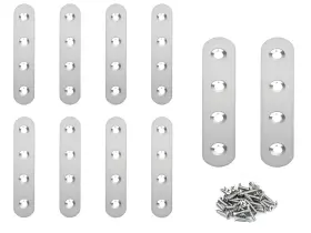 251211 Micarini 10pack 3inch X 0.6inch Stainless Steel Silver