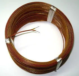 K-awg-24-solid-kapton-5yd Micc High Temperature K-type Thermocouple Wire Awg 24 W. Kapton Insulation Yellow