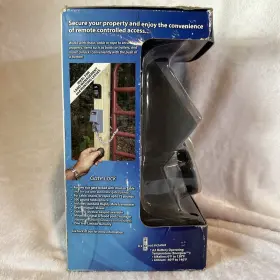 L500b Mighty Mule New Automatic Cable Gate Lock With Remote Opener And Keys Gray #2