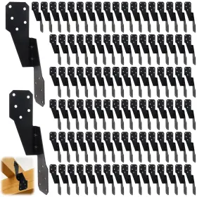 M-198 Mixiflor 30 Pack Heavy Duty Hurricane Ties With Black Powder-coated