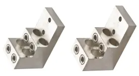 90926 Morris Products 2 - Mechanical Panelboard Lug 4 Conductors Aluminum