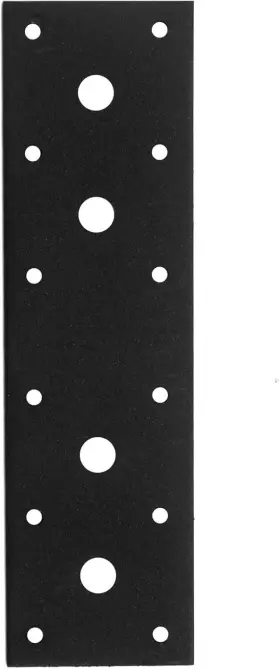 Cf2802-b-t6 Mountain Ark 6 Pack Black Flat Straight Mending Bracket Plate 8-1/2 Inch X 2-3/8 #3