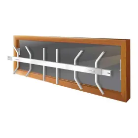 Mr. Goodbar 774003003053 Window Guard 1-bar Removable Adjustable Width Powder Coated White