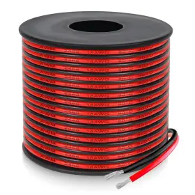 18-32.8 Mziklr 18 Gauge 2 Conductor Pvc Tinned Copper Electrical Wires Red And Black