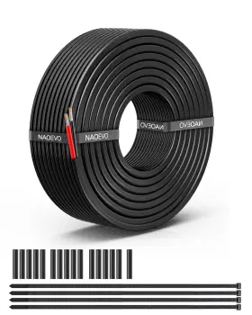 Ec2w12 Naoevo 12 Gauge Wire 2 Conductor Electrical Awg 30ft 2c-12awg