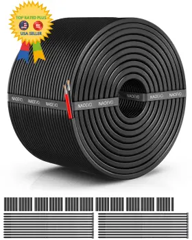 Ec2w14 Naoevo 14 Gauge Wire 2 Conductor Electrical Awg 100ft 2c-14awg