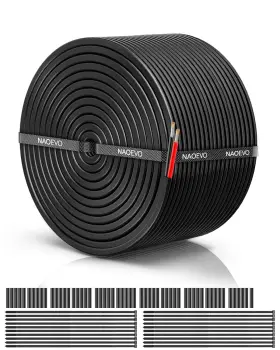 Ec2w18 Naoevo 18 Gauge Wire 2 Conductor Electrical Awg 100ft 2c-18awg