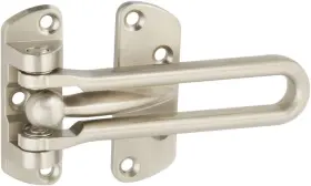 N335-984 National Hardware 804 Door Security Guards In 1 Pack Satin Nickel