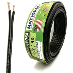 Natlw122d4b National Wire&cable 12/2 Low Voltage Landscape Lighting 12-gauge Black