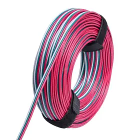 Nl20a3prgw Nicelux 80 Feet 24 3 Pin 20awg Wire Red-green-white For Dream Color
