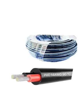 Nixesky10 Nixesky 025128075754 100ft 14 Gauge Wire 2 Conductor Electrical 12v Low Voltage/tinned Copper